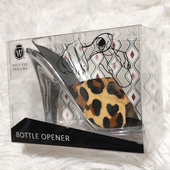 Wild Eye Designs - Bottle Opener - Cheetah Print Stainless Steel High Heel - Picture 4 of 8